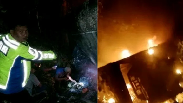 Bus Lintas Provinsi Terjun ke Jurang di Lampung 3 Korban Tewas